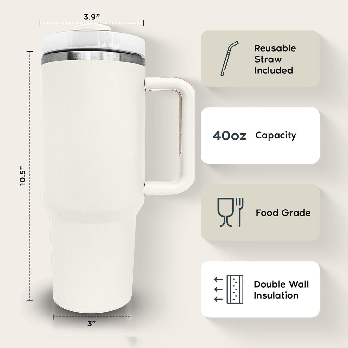 Vacuum Insulated Steel Tumbler