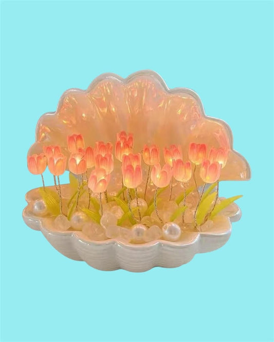 Tulip Night Light Flower Lamp Shell
