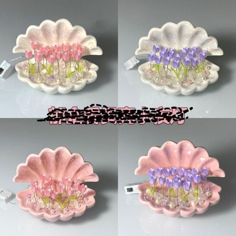 Tulip Night Light Flower Lamp Shell